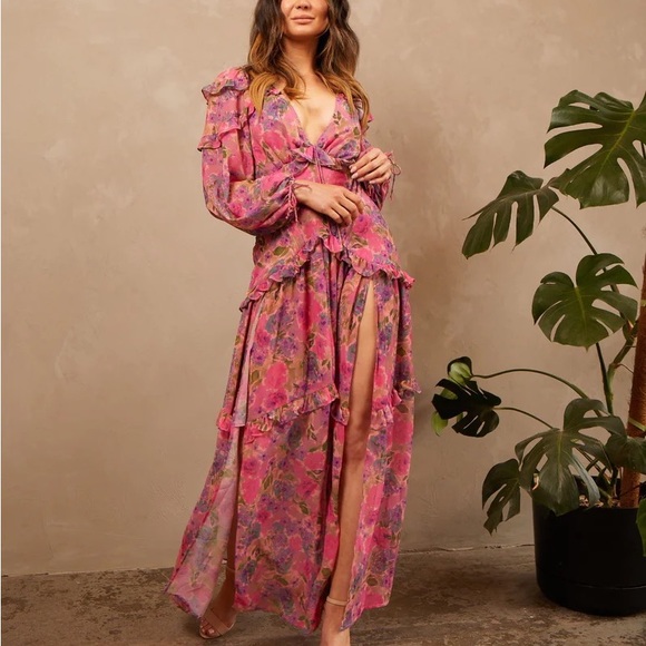 For Love and Lemons Annie Maxi Dress - Picture 7 of 16